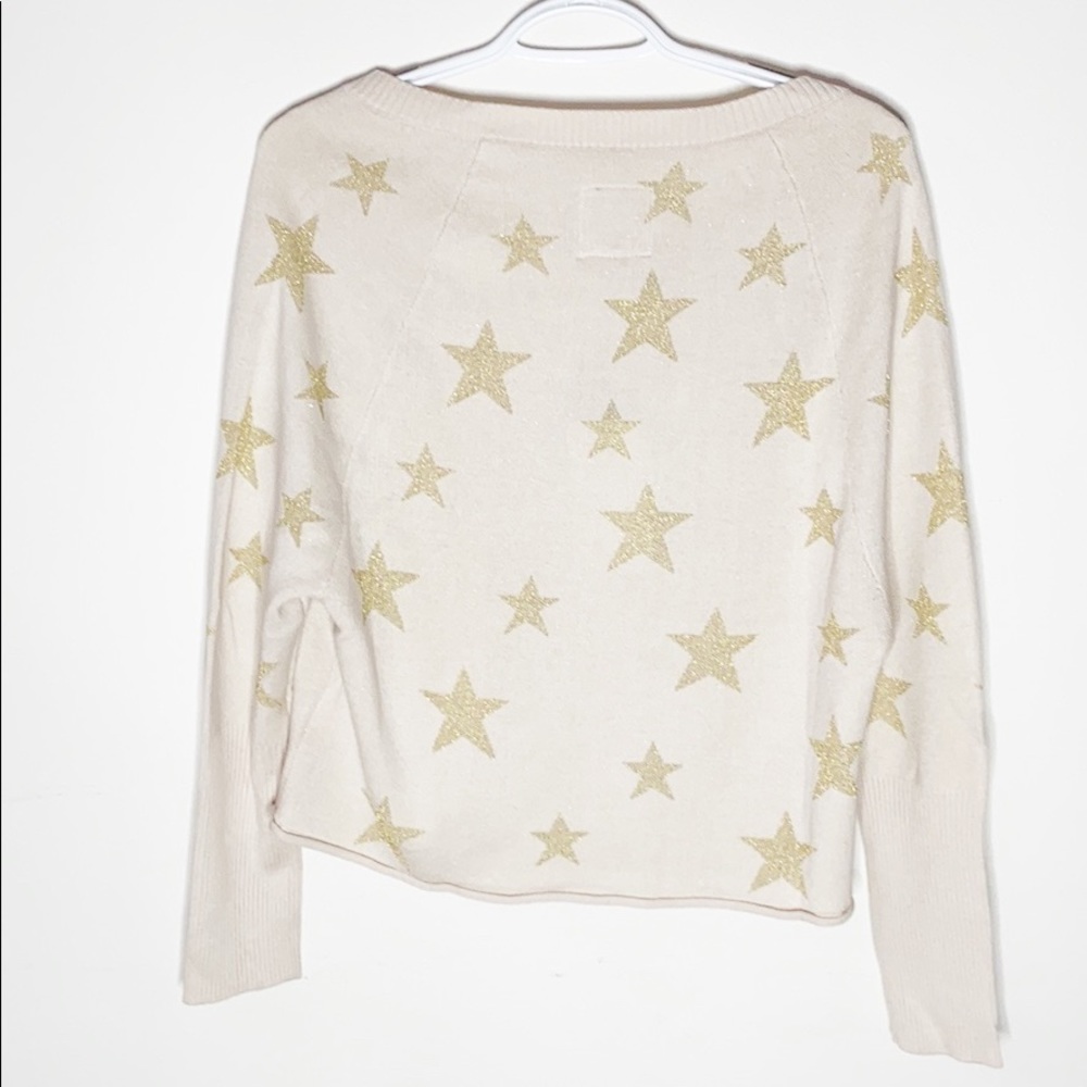 Chaser cropped golden star pullover size S - Picture 4 of 11